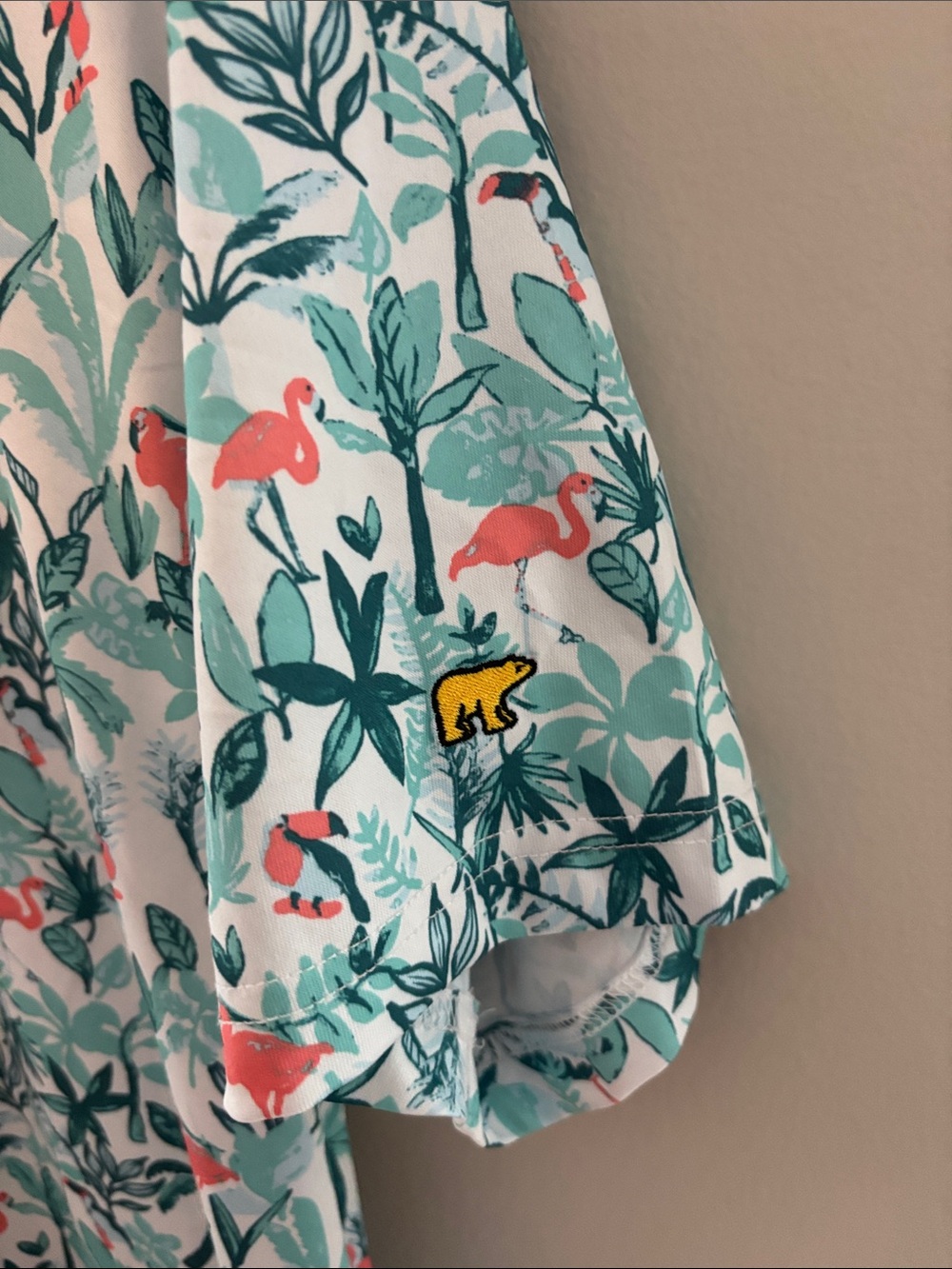 Jack Nicklaus Tropical Golf Polo Shirt Men’s Short Sleeve Hawaiian Resort Golfco - Picture 3 of 5